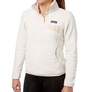Patagonia Fleece Pullover (color: Raw Linen)